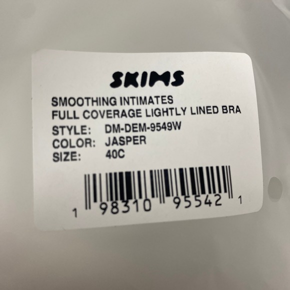 SKIMS Bra 40C Brown Smoothing Intimates Full Coverage Lightly Lined Jasper - Picture 4 of 6